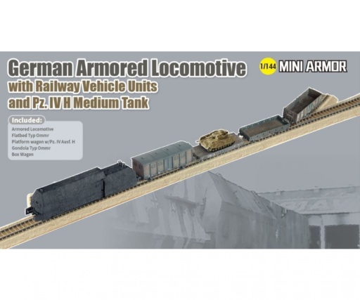 Dragon 540014152 - 1:144 Ger.Arm.Loc.w/Railw.Veh.Uni.&Pz.IV