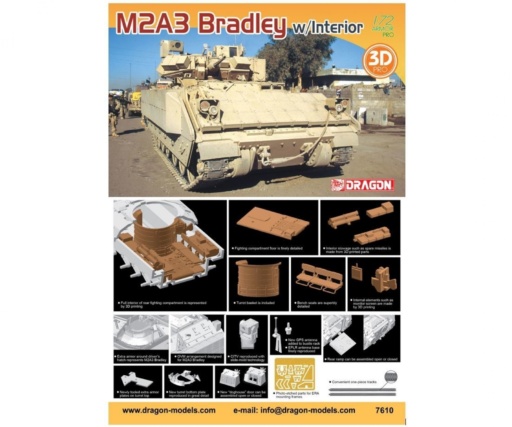 Dragon 540007610 - 1:72 M2A3 w/Interior