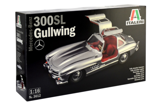Italeri 510003612 - 1:16 Mercedes-Benz 300 SL Gul - 3612