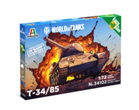 Italeri 510034102 - 1:72 T-34/85 WoT Fast Assembl - 4102