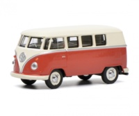 Schuco 452017100 - VW T1 Bus, rot/beige 1:64