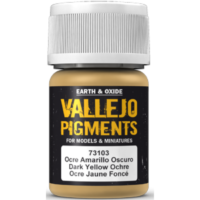 Vallejo 73103 - Pigment Dark Yellow Ocre - 30 ml