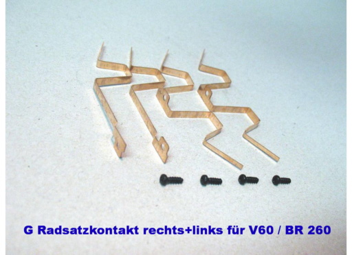 Piko 36115 - Radsatzkontakt rechts+links für V60 / BR 260