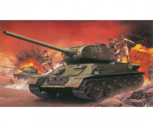 Dragon-9158 - 1:35 Chinese Volunteer T-34/85 + Ch.Vol.