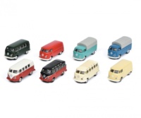 Schuco 452640800 - VW T1, 8-er Set 1:87