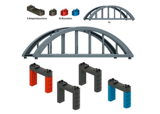 Märklin 72218 - My World - Baustein-Set Hochbahn-Brücke