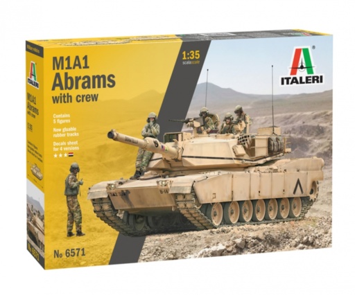 Italeri 510006571 - 1:35 M1 Abrams m. Crew (5) - 6571