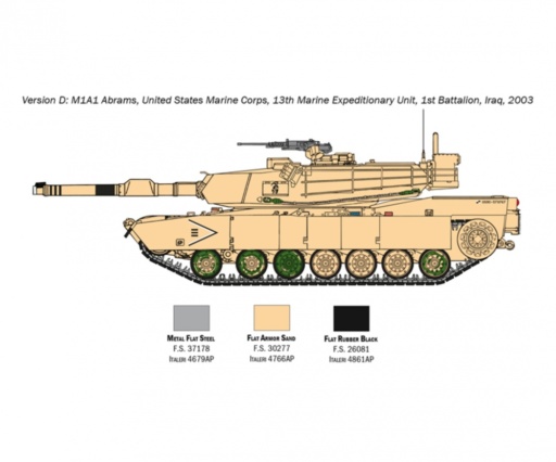 Italeri 510006571 - 1:35 M1 Abrams m. Crew (5) - 6571 – Bild 4