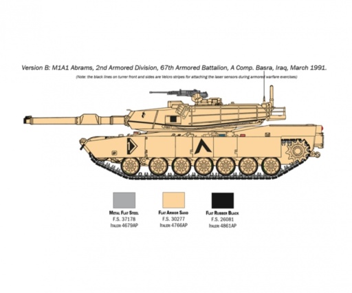 Italeri 510006571 - 1:35 M1 Abrams m. Crew (5) - 6571 – Bild 6