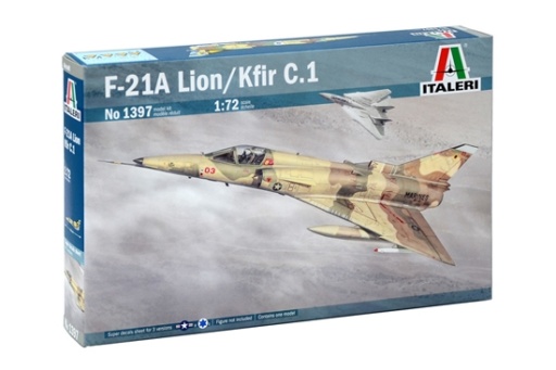Italeri-1397 - 1:72 IAF-KFIR C2/F-21 Lion