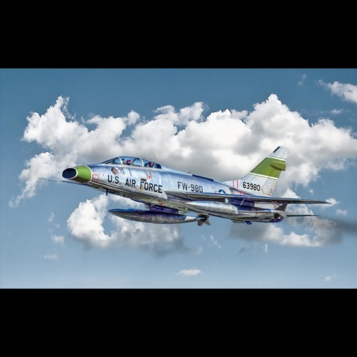 Italeri 510001398 - 1:72 F-100F Super Sabre - 1398 - Plastikbausatz