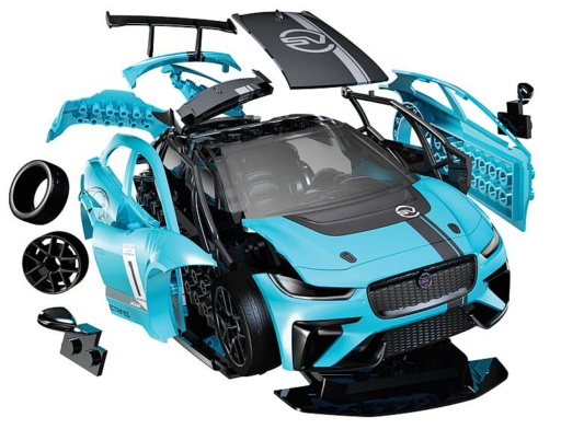 Airfix J6033 - QUICKBUILD Jaguar I-PACE TROPHY – Bild 3