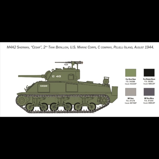 Italeri 510006583 - 1:35 M4A2 U.S. Panzer Marine - 6583 – Bild 11