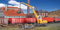 Kibri 11286 - H0 LIEBHERR R934 Umschlaggerät mit Greifer