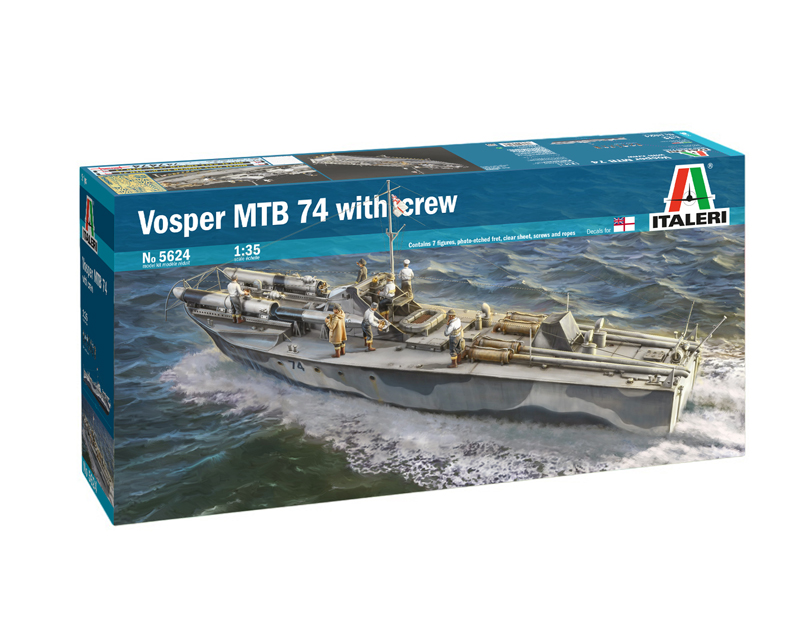Italeri 510005624 - 1:35 Vosper 74 m. Crew (7) - 5624 1 Italeri 510005624 - 1:35 Vosper 74 m. Crew (7) - 5624