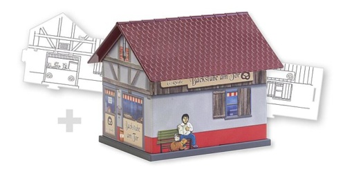 Faller-150170 - BASIC Bäckerei, inkl. 1 Bemalvariante