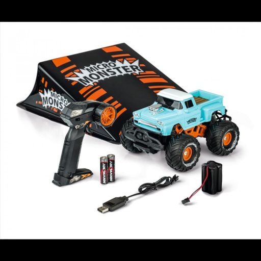 Carson 500404156 - 1:22 Micro Monster m.Rampe 2.4G 100% RTR