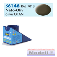 Revell 36146 - nato-oliv, matt, RAL 7013 - Aqua Color