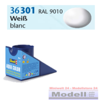 Revell 36301 - weiß, seidenmatt, RAL 9010 - Aqua Color