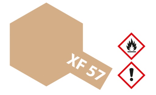 Tamiya 81357 - XF-57, BUFF (Gelb-Braun)