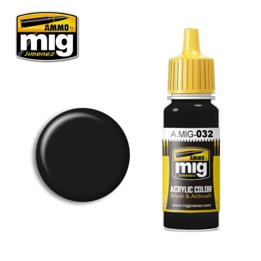 Ammo by Mig AMIG0032 - SATIN BLACK