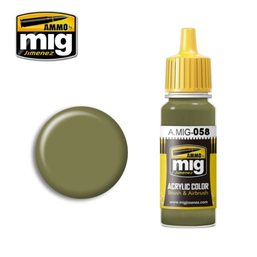 Ammo by Mig AMIG0058 - LIGHT GREEN KHAKI