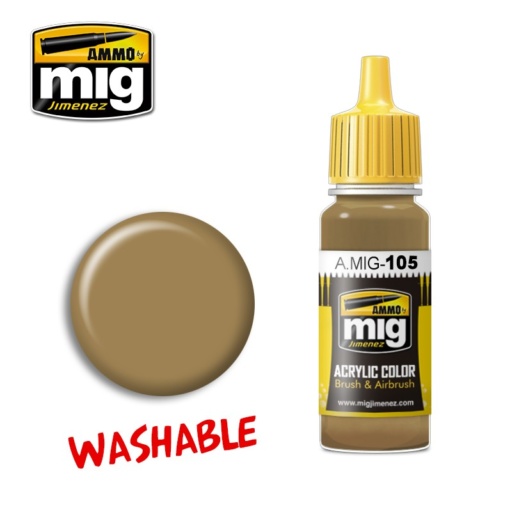 Ammo by Mig AMIG0105 - WASHABLE DUST (RAL 8000)