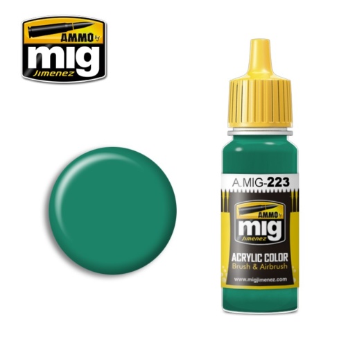 Ammo by Mig AMIG0223 - INTERIOR TURQUOISE GREEN