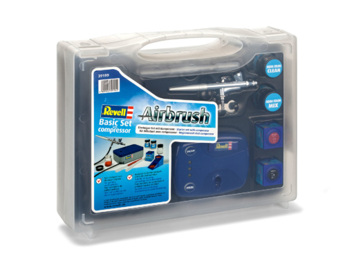 Revell-39199 - Airbrush Basic Set mit Kompressor – Bild 2