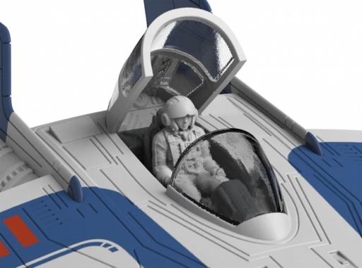 Revell 06762 - Build & Play Resistance A-Wing Fighter, Blue – Bild 3