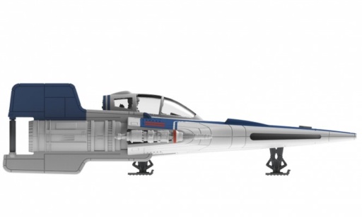 Revell 06762 - Build & Play Resistance A-Wing Fighter, Blue – Bild 4