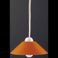 Kahlert-Licht 10599 - Hängelampe orange mit LED