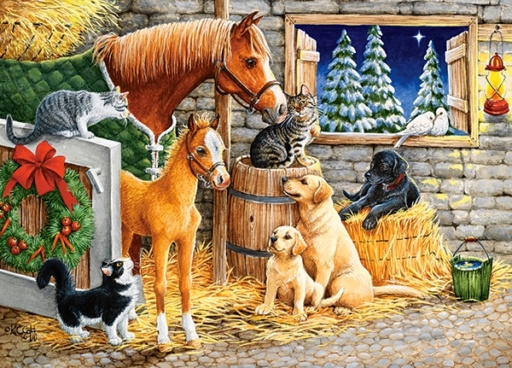 Castorland B-13340-1 - Gathering Friends, Puzzle 120 Teile – Bild 2