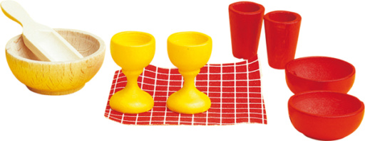 Rülke Holzspielzeug 21642 - Schüssel & Becherset