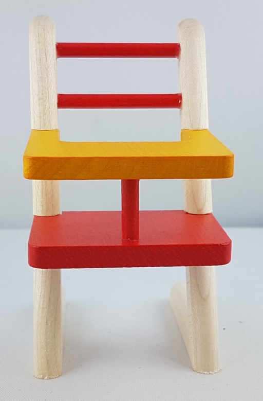 Rülke Holzspielzeug 22006 - Babystuhl für Puppenstube – Bild 2