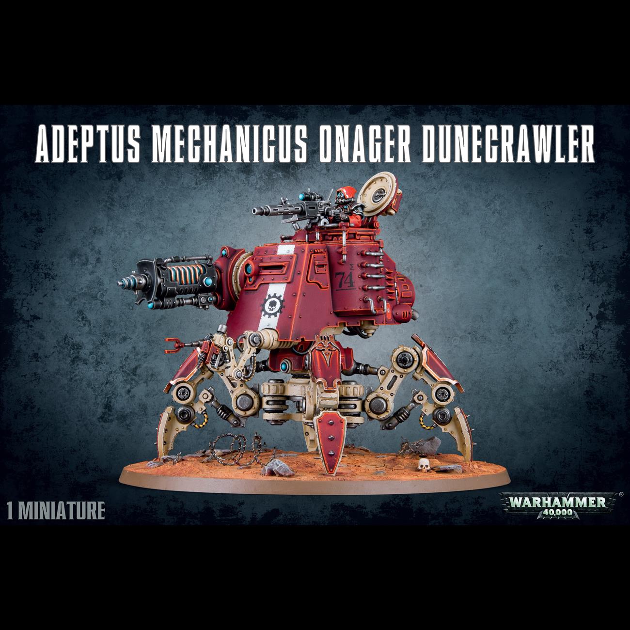 Games Workshop 59-13 - ADEPTUS MECHANICUS ONAGER DUNECRAWLER 1 Games Workshop 59-13 - ADEPTUS MECHANICUS ONAGER DUNECRAWLER
