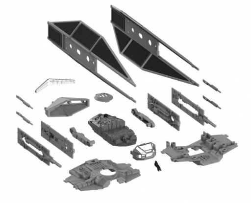 Revell 06760 - Build & Play Kylo Ren's TIE Fighter – Bild 4