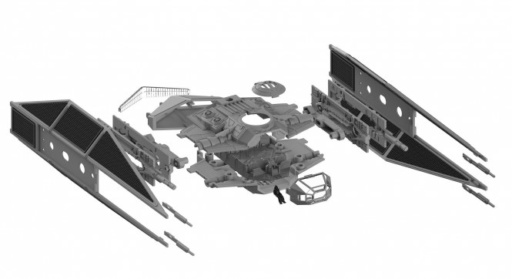 Revell 06760 - Build & Play Kylo Ren's TIE Fighter – Bild 5
