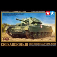 Tamiya 32555 - 1:48 WWII Brit.Panzer Crusader Mk.III&IV