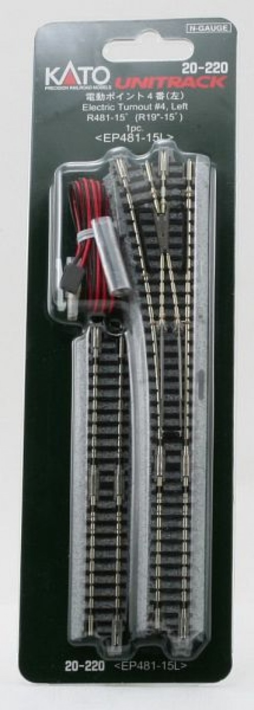 KATO 7078203 - Elektrische Weiche links - UNITRACK