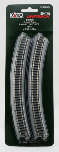 KATO 7078107 - Gleis gebogen R 381-30° - UNITRACK
