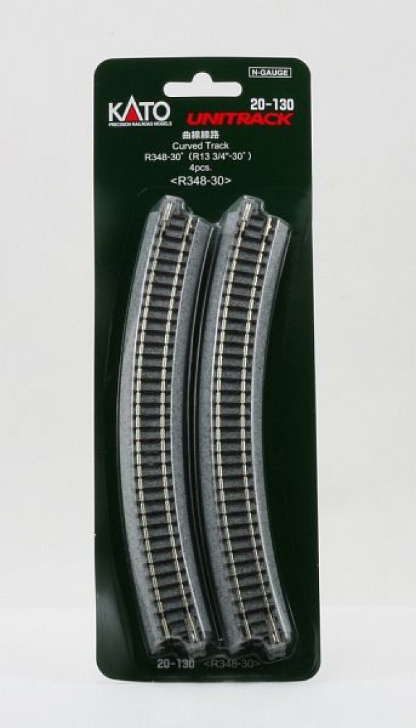 KATO 7078105 - Gleis gebogen R 348-30° - UNITRACK 1 78105