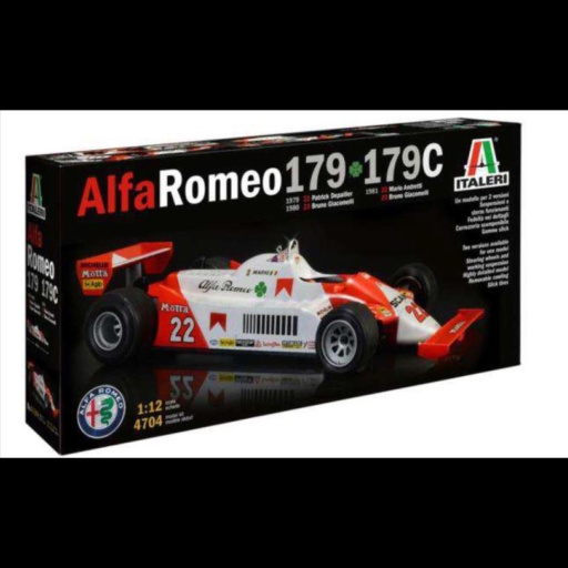 Italeri 510004704 - 1:12 Alfa Romeo 179 / 179C - 4704