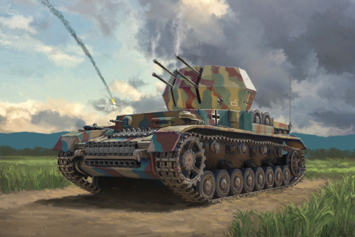 Italeri 510007074 - 1:72 Flakpanzer IV "Wirbelwind"
