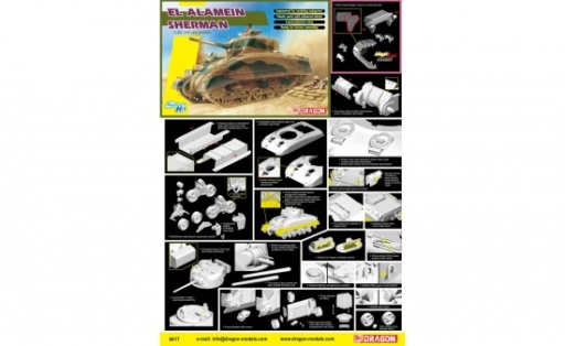 Dragon 6617 - 1:35 El Alamein Sherman (w/Magic Tracks) – Bild 2