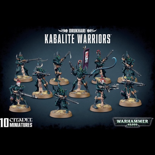 Games Workshop 45-07 - DRUKHARI KABALITE WARRIORS