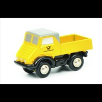 Schuco 450527600 - Pic.MB Unimog 401 DP, gelb