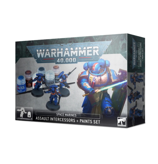 Games Workshop 60-11 - Space Marines: Sturm-Intercessoren + Farbset