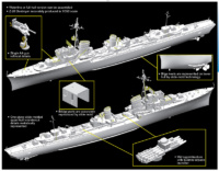 Dragon 1064 - 1:350 1/350 German Z-26 Destroyer