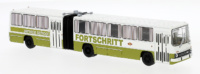 Brekina 59757 - Ikarus 280.03 Gelenkbus weiss, grün, 1976, Fortschritt Service